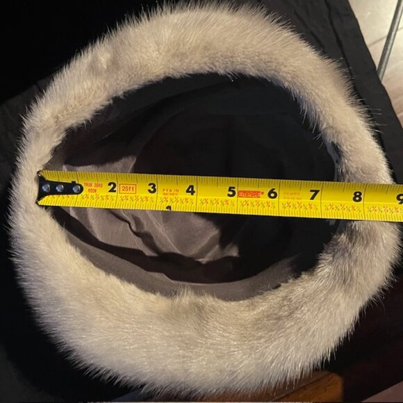 Vintage 1960’s Neusteters Mink Fur Hat Vintage - Picture 6 of 8